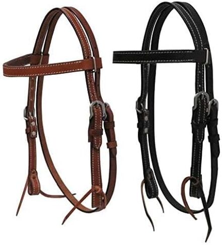 Showman Mini/Small Pony Leather Browband Headstall W/ in Saudi Arabia