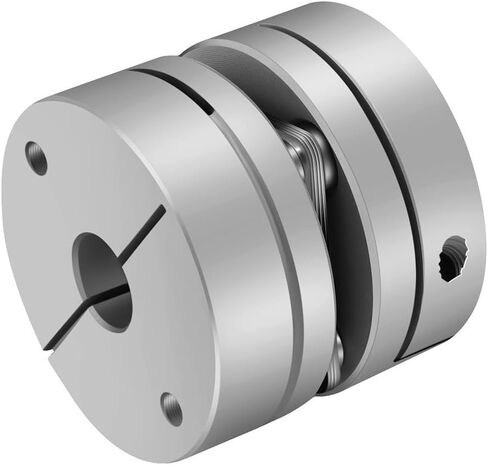 D44L35 Aluminium Alloy D44L35 Single Diaphragm اقتران مفصل مرن D44mm L35mm Ball Screw Step Servo Motor Computer FA Parts 1PCS (11x19) in Saudi Arabia