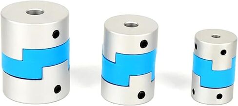 D55L57 Aluminum Alloy Cross Slider Coupling Adjustment Eccentric Screw Motor Clamping Large Angle Cross Type Coupling 1Pcs(12X22) in Saudi Arabia