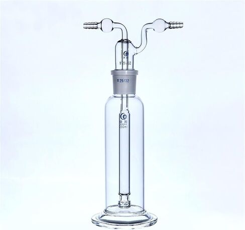 250ml Glass Gas Wash Bottle Chemistry Laboratory Borosilicate Glass Drexel Bottle in Saudi Arabia
