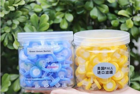 100pcs/lot Lab 13mm 25mm Material Nylon/PES/PTFE/MCE/Fiberglass Millipore Membrane filter 0.22/0.45um pore size(13mm 0.22um PES) in Saudi Arabia