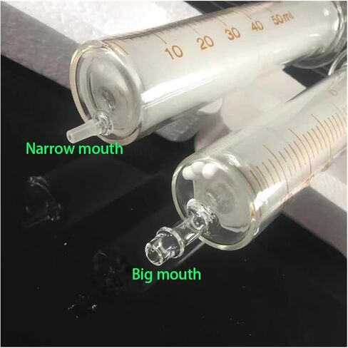 Lab Disposable Glass Syringe Glass Liquid Injector Transfer Pipette Sampler(100mL 1pc) in Saudi Arabia