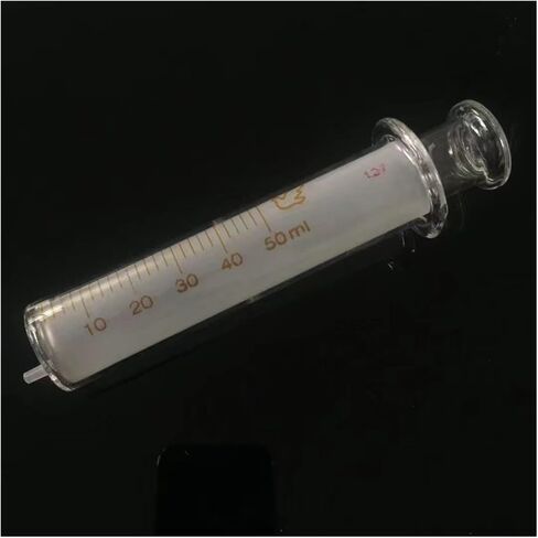 Lab Disposable Glass Syringe Glass Liquid Injector Transfer Pipette Sampler(100mL 1pc) in Saudi Arabia