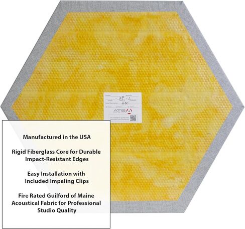 لوحة ATS Acoustics Hexagon - 24 '× 1' (الأزرق الفاتح) in Kuwait