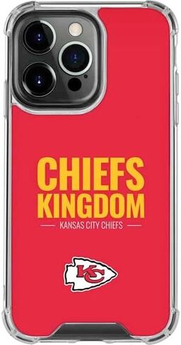 حالة Skinit Clear Phone Case متوافقة مع iPhone 16 Pro - تصميم فريق NFL Kansas City Chief Design in Saudi Arabia