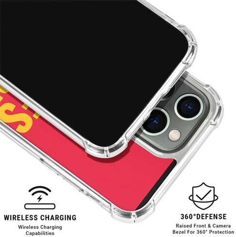 حالة Skinit Clear Phone Case متوافقة مع iPhone 16 Pro - تصميم فريق NFL Kansas City Chief Design in Saudi Arabia