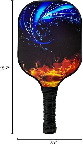 Pickleball Paddles ، مجداف الألياف الزجاجية السطحية ، مضربات مجداف العسل ، وضربات مجداف خفيفة ، ومسافة مريحة ، وماء المخلل للمبتدئين والمبتدئين in Saudi Arabia