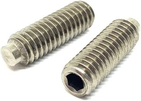 (12 Pieces) 1/4-20x3/4" Stainless Steel Half Dog Point Coarse Thread Allen Socket Set Screw in Saudi Arabia
