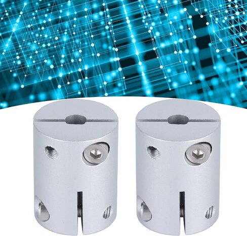 2pcs Aluminum Alloy Balanced Weight Volume Shaft Coupler Flexible Coupling High Speed Connection Parts Motor Accessories in Saudi Arabia