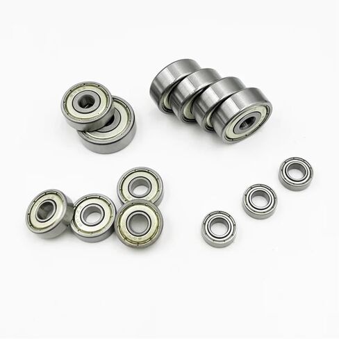 5pcs Miniature Ball Bearing 608ZZ 1x3x1 3x7x3 4x7x2.5 4x8x3 5x8x2.5 5x10x4 RC Car Skates Carbon Steel Deep Groove Small Bearings(ID4x8x2) in Saudi Arabia