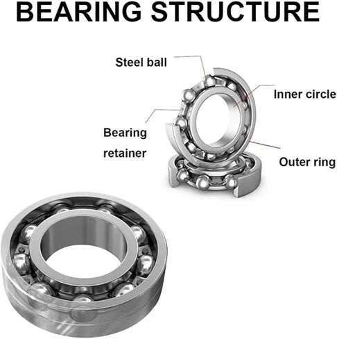 20pcs تحمل 608zz Skate Stroller Miniature 608 ZZ Ball Bearings 3D Printer Association Skateboards Wheel (20pcs) in Kuwait