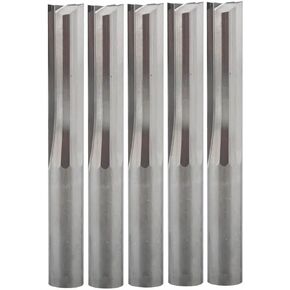 5pcs 6mm Shank Two Flutes Straight Router Bits for Wood CNC Straight Engraving Cutters Carbide Endmills Cutting Mill in Kuwait