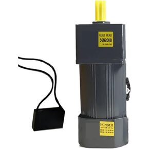 محرك غير متزامن 120W 220V AC التروس ذات السرعة الثابتة مرحلة واحدة عزم الدوران 5IK120GN-CF قطر العمود المحرك غير المتزامن 12 مم (23 دورة في الدقيقة) in Saudi Arabia