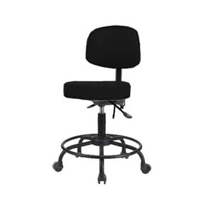 Thomas VDHST-RT-T0-RC-C8569 براز المكتب مع قاعدة أنبوب الظهر والخلف ، لا إمالة ، العجلات ، بورغوندي in Kuwait