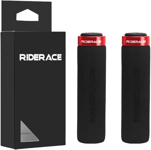 Bike Handlebar Grips Lock-On Bike Grips - Premium Soft Foam Handlebar Grips with Secure Clamp, Non-Slip Comfort for Mountain Bikes/BMX/Cruisers in Saudi Arabia