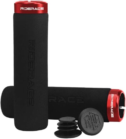 Bike Handlebar Grips Lock-On Bike Grips - Premium Soft Foam Handlebar Grips with Secure Clamp, Non-Slip Comfort for Mountain Bikes/BMX/Cruisers in Saudi Arabia