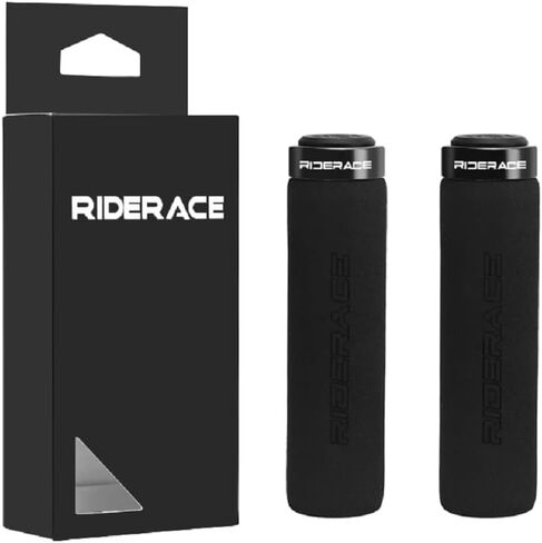 Bike Handlebar Grips Lock-On Bike Grips - Premium Soft Foam Handlebar Grips with Secure Clamp, Non-Slip Comfort for Mountain Bikes/BMX/Cruisers in Saudi Arabia