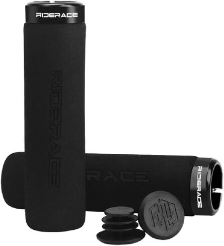 Bike Handlebar Grips Lock-On Bike Grips - Premium Soft Foam Handlebar Grips with Secure Clamp, Non-Slip Comfort for Mountain Bikes/BMX/Cruisers in Saudi Arabia