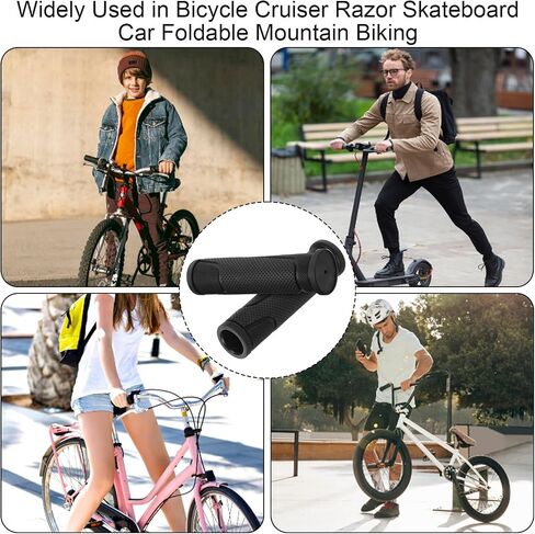 4pcs دراجة المقود قبضة ، غير قابلة للانزلاق استبدال الدراجة قبضة الدراجة ملائمة ل MTB BMX سكوتر القابل للطي دراجة مريحة التصميم المريح مريح in Saudi Arabia