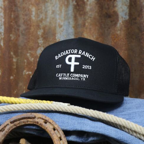 Rodeo Time Dale Brisby Radiator Ranch PF Brand Adjustable Snapback Hat (US, Alpha, One Size, Charcoal) in Saudi Arabia