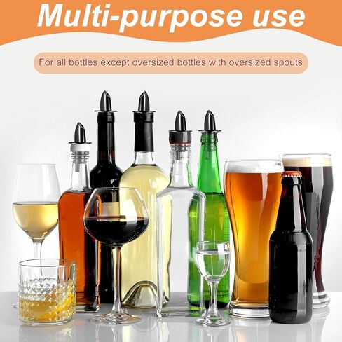 Snow Cone Syrup Bottle Pour Spouts & Liquor Pourers,30 Pcs Leak-Proof Dispenser Accessories with Cup Covers for Alcohol, Bartending and Snow Cone Syrups in Saudi Arabia