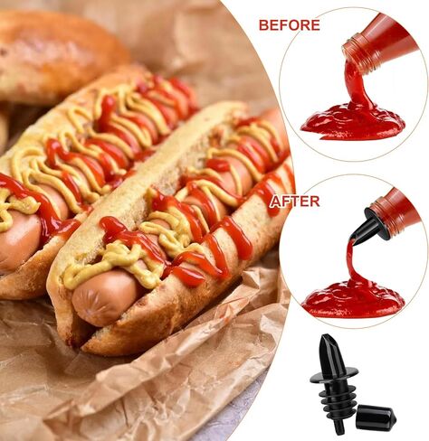 Snow Cone Syrup Bottle Pour Spouts & Liquor Pourers,30 Pcs Leak-Proof Dispenser Accessories with Cup Covers for Alcohol, Bartending and Snow Cone Syrups in Saudi Arabia