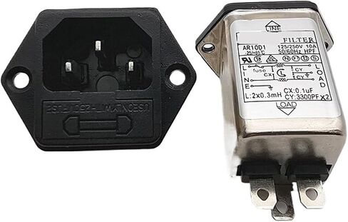 مع مقبس التأمين اثنين في مرشح توليد الطاقة AR10D1 10A 6A 3A AC Socket (AR10D1) in Saudi Arabia