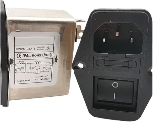 التبديل تأمين مقبس طاقة مرشح CW2C-03A-T 220V 3A6A10A (CW2C-06A-T 6A) in Saudi Arabia