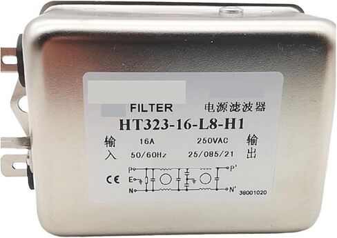 Double Stage Filter HT323-16-L8-H1 Power Filter Single Phase 220V 16A in Saudi Arabia