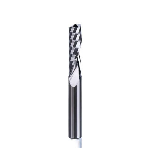 6mm Shank One Flute Spiral Cutter Router Bit CNC End Mill for MDF Carbide Milling Cutter Tugster Steel Router Bits(17mm) in Kuwait