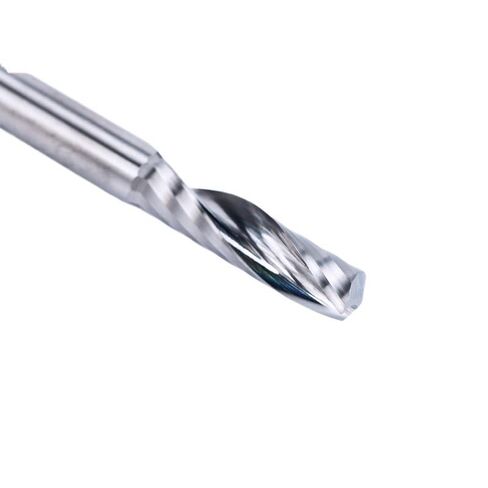 6mm Shank One Flute Spiral Cutter Router Bit CNC End Mill for MDF Carbide Milling Cutter Tugster Steel Router Bits(17mm) in Kuwait
