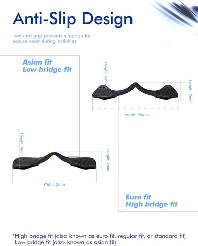 SAUCER Replacement Nose Pieces Pads for Oakley Wind Jacket 2.0 OO9418 Sunglass in Saudi Arabia