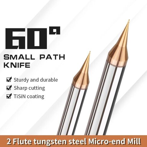 4mm Shank HRC60 R0.1-0.95mm Micro Ball Ind Mill 4mm 4mm Shank Tungsten Carbide CNC Bit 2 Cutter Metal Milling Milling (R0.65xd4x50l-2f) in Saudi Arabia