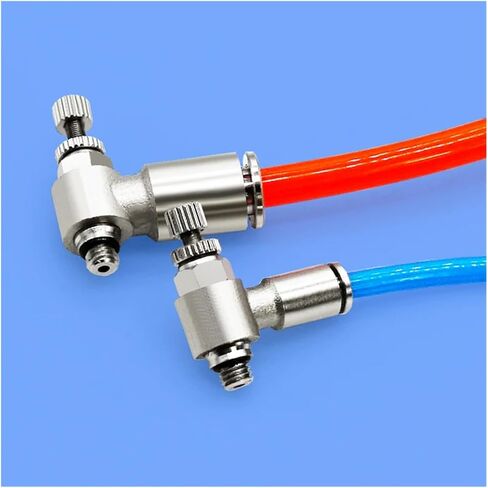 1 PCS SL4/6/8/10/12mm all-copper nickel-plated quick-insertion trachea cylinder speed control valve throttle valve external thread(SL12-01) in Saudi Arabia