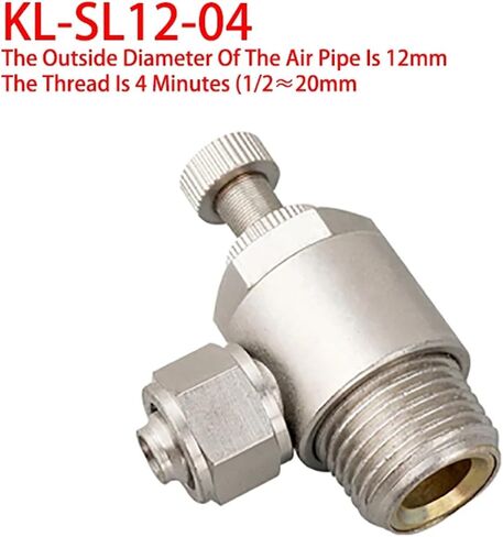 6 قطع KL-SL6 KL-SL8 KL-SL10 KL-SL12 تشديد سريع إكسسوارات الموصل السريع المرفق الهوائي (KL-SL6-02) in Saudi Arabia