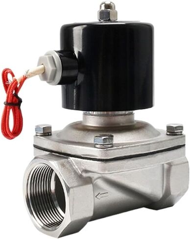 SW Series Direct-acting بشكل طبيعي صمام المياه المغلقة 1/4 "، 1/8" ، 1/2 "، 3/4" AC220V ، DC24V المياه ، الزيت ، الهواء والهواء المضغوط (SW400-40 ، DC24V) in Saudi Arabia
