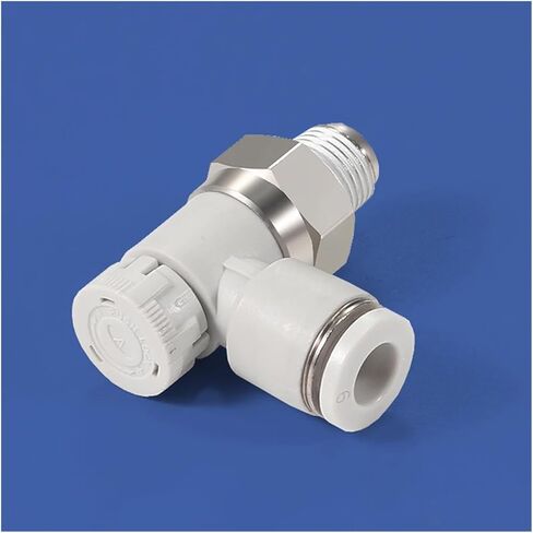 1 Pcs PTL pneumatic joint cylinder throttle valve push lock joint PTL4-01A-M/6-01A pneumatic speed regulating valve(PTL4-01A-M) in Kuwait