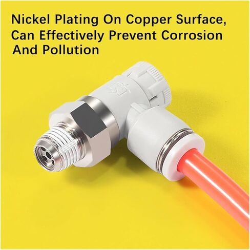 1 Pcs PTL pneumatic joint cylinder throttle valve push lock joint PTL4-01A-M/6-01A pneumatic speed regulating valve(PTL4-01A-M) in Kuwait