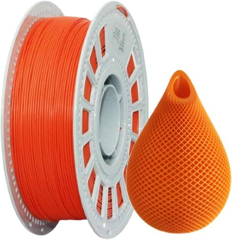 خيوط الطابعة ثلاثية الأبعاد ، خيوط PLA عالية السرعة ، دقة الأبعاد +/- 0.03 مم ، PLA ، PLA 1 كجم (2.2 رطل) لكل لفة ، تناسب معظم طابعات FDM 3D (أصفر برتقالي) in Kuwait