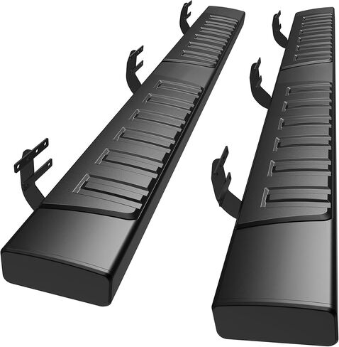 6.5 بوصات تشغيل لوحات متوافقة مع 2019-2025 دودج رام 1500 رباعي الكابينة/كابينة ممتدة على غرار الجسم الجديد (غير مناسب 1500 كلاسيكي) ، الجانبية NERF BARS SIDE BANS in Kuwait