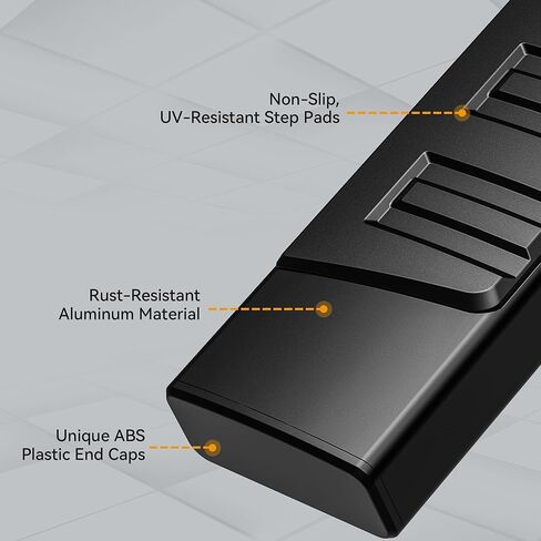 6.5 بوصات تشغيل لوحات متوافقة مع 2019-2025 دودج رام 1500 رباعي الكابينة/كابينة ممتدة على غرار الجسم الجديد (غير مناسب 1500 كلاسيكي) ، الجانبية NERF BARS SIDE BANS in Kuwait