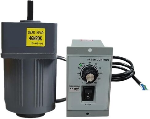 asynchronous motor 25W 110V AC Gear Motor With Speed Regulator 4IK25RGN-A Adjustable Speed Single Phase Asynchronous High Torque Motor(0-5.4RPM) in Saudi Arabia