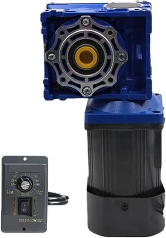 asynchronous motor RV40 220V 140W AC Gear Motor With Worm Gear Reducer With Speed Regulator High Torque Motor Adjustable speed Can CW CCW(0-17RPM 220V) in Saudi Arabia