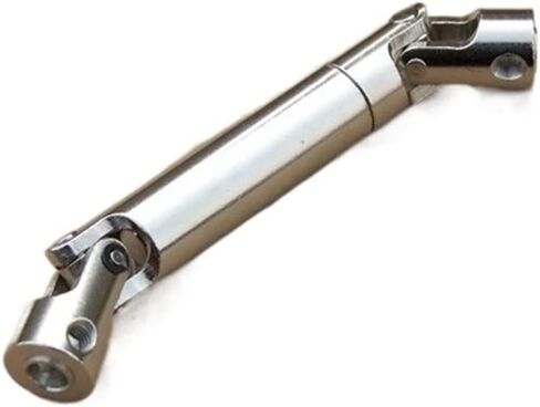 Universal Joints Diameter 12mm Length 81mm to 103mm Container Climbing Shaft Telescopic Drive 1:10 discast car Bike Trial Universal Joint cardan for Connecting Model Cars, Model Ships, Robots, et(4mm in Saudi Arabia