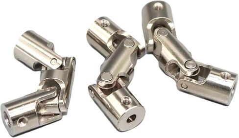 Universal Joints Universal Joint Coupling Metal 10mm 12mm 15mm 20mm Boat Car Shaft Coupler Motor Connector Driveshaft Coupling Connector for Connecting Model Cars, Model Ships, Robots, et(10mm-12mm) in Saudi Arabia