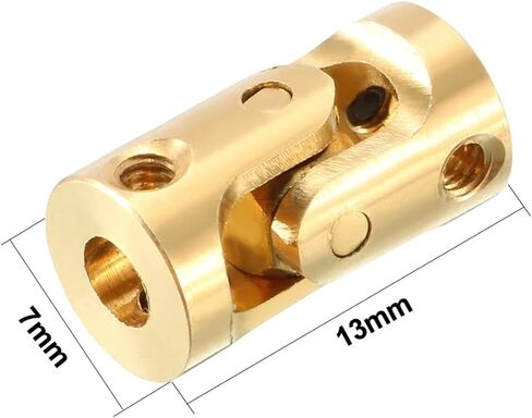 المفاصل العالمية 2pcs 5-5mm 6-6mm 3-3mm اقتران اقتران مفصل Universal Universal u consist unctor 23x11mm 13 × 7 مم للسيارة DIY لربط سيارات الطراز ، سفن النموذج ، الروبوتات ، ET (3 مم إلى 3 مم) in Saudi Arabia