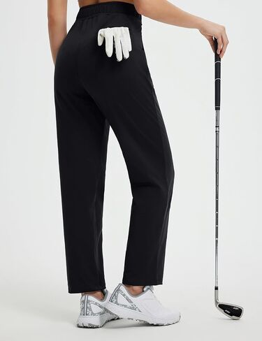 baleaf Women's Golf Pants Fleece Lined Winter Pockets High Waisted Straight Leg Travel Work in Saudi Arabia