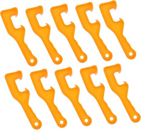 Pretyzoom 10pcs أداة إزالة غطاء دلو لد الجرافة لسيارة Pail Orgonomic Non Slip لمتعاملات سهلة مع أداة برميل مفتوحة فعالة فعالة in Saudi Arabia