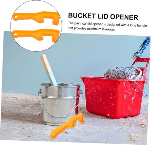 Pretyzoom 10pcs أداة إزالة غطاء دلو لد الجرافة لسيارة Pail Orgonomic Non Slip لمتعاملات سهلة مع أداة برميل مفتوحة فعالة فعالة in Saudi Arabia