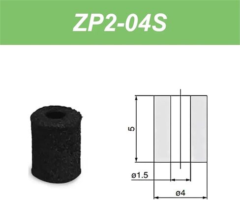 ZP2 Sponge Vacuum Pad, ZP2-T04S-A3 Zp2-T06S-A5 ZP2-T08S-A5 ZP2-T10S-B5 1Pcs(5PCS ZP2-04S) in Saudi Arabia